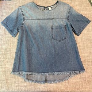 BP. Denim top